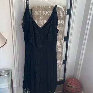 Nine West black lace dress